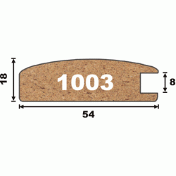 Профиль матовый форма 1003
