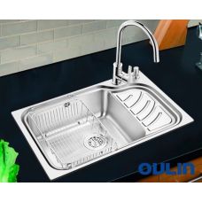 Мойка врезная OULIN OL-327L(F&P) Мойка врезная OULIN OL-327L(F&P)